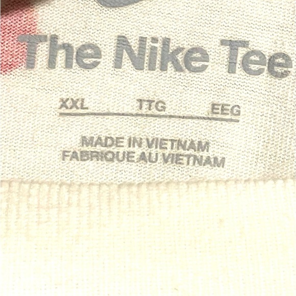 Nike Shirt Size XXL white all over print short sleeve pullover - Picture 5 of 8